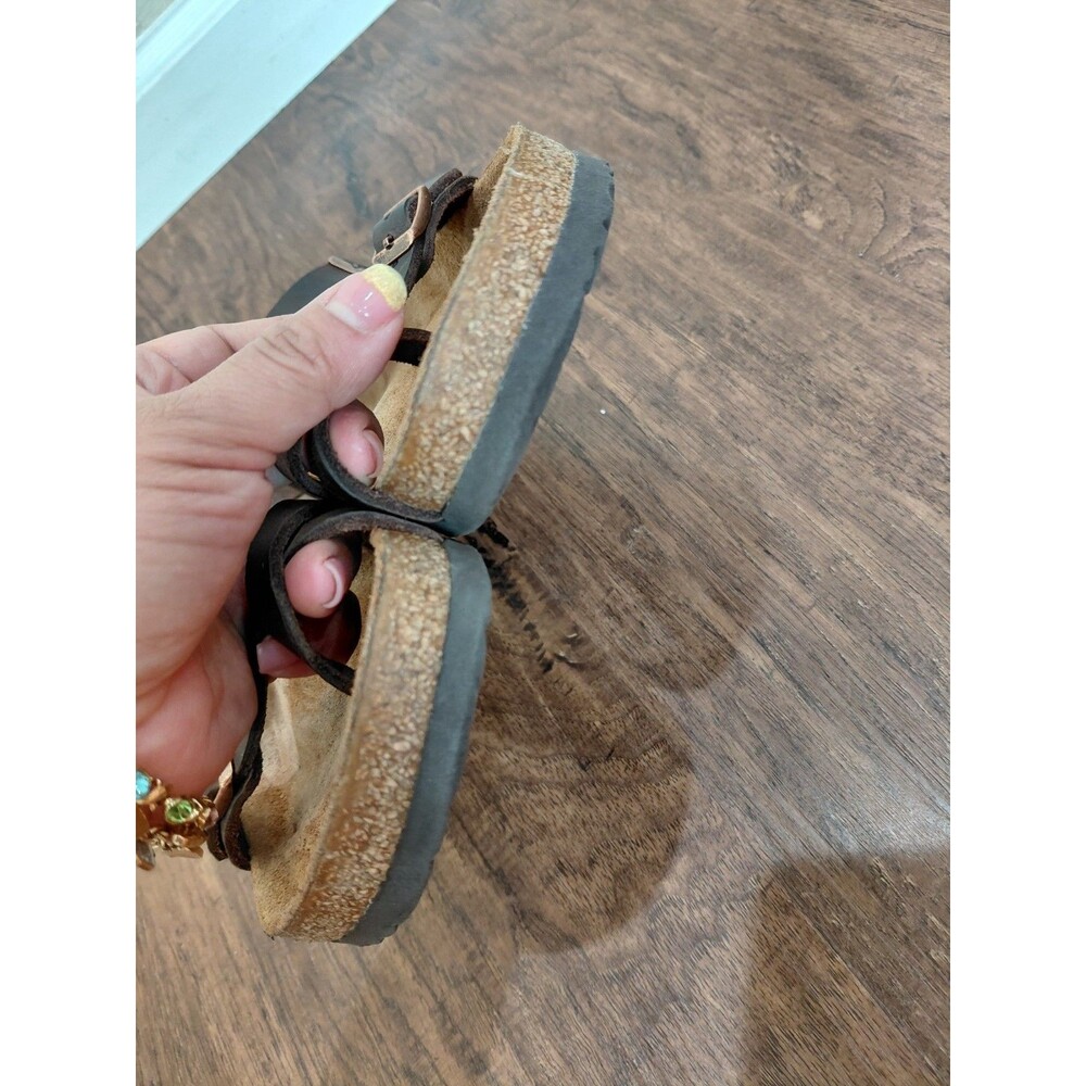 Birkenstock Yara Sandals – Oiled Leather, Habana Brown,Women Size 39EU 8US Regul - Picture 9 of 12